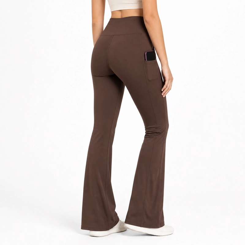 CALZA ESTILO FLARE TIRO ALTO ELASTICADA - 4