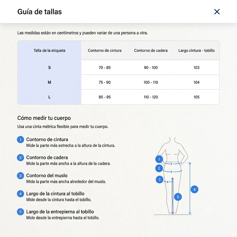 CALZA ESTILO FLARE TIRO ALTO ELASTICADA - 7