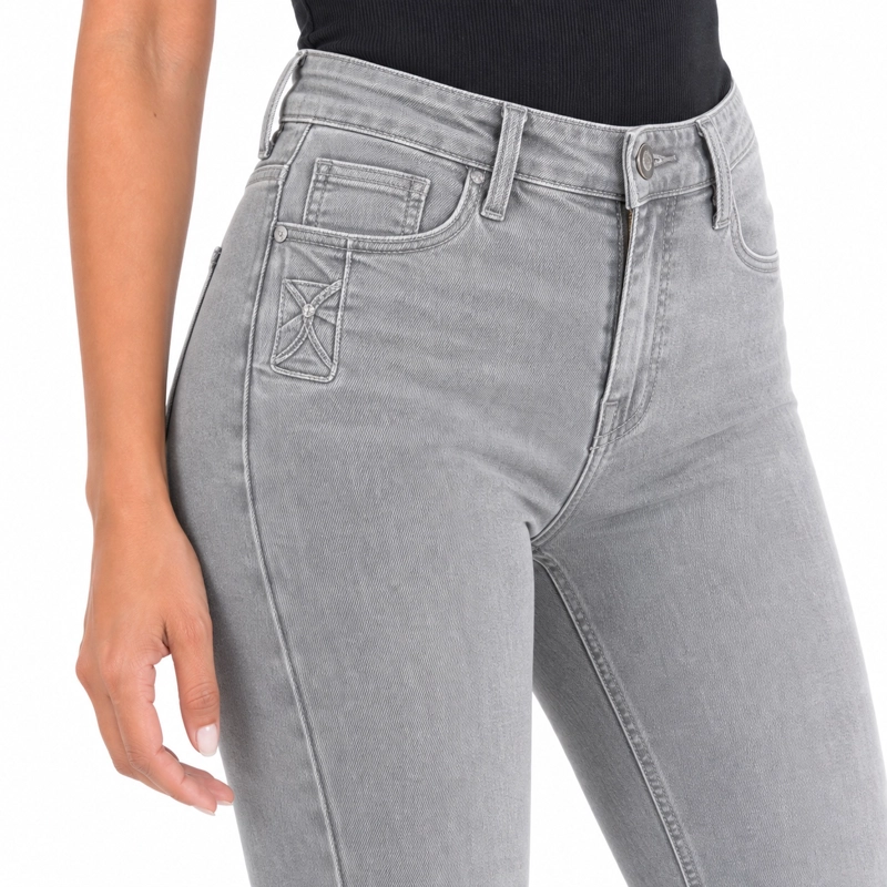 JEANS SKINNY TIRO ALTO PUSH UP J9267 - 4