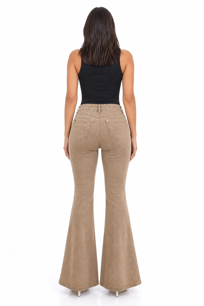 JEANS FLARE J9295 TIRO ALTO - 2