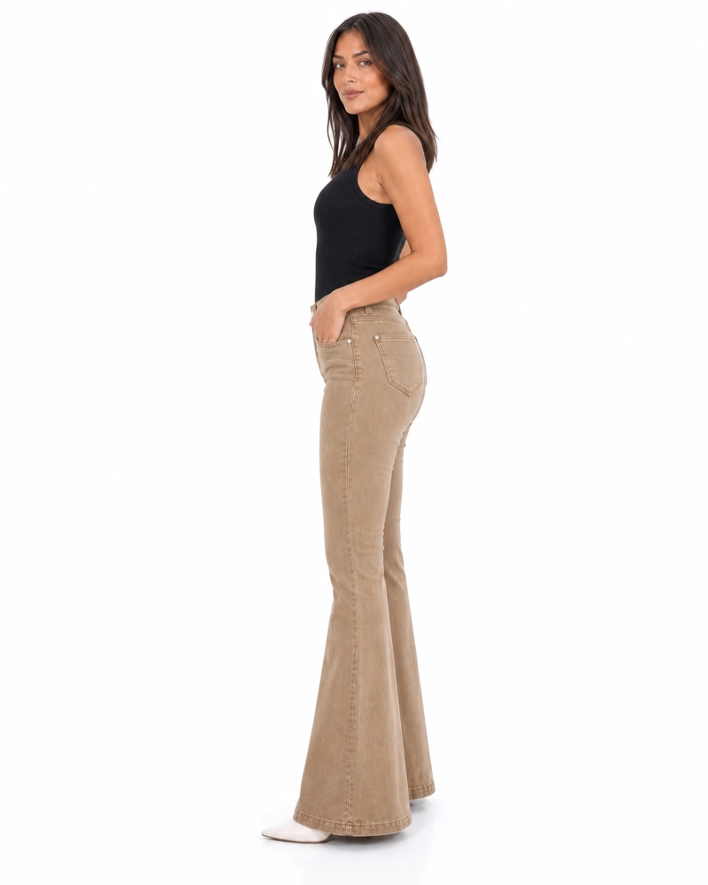 JEANS FLARE J9295 TIRO ALTO - 4