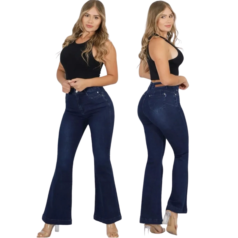 JEANS FLARE J9185 TIRO ALTO - 3