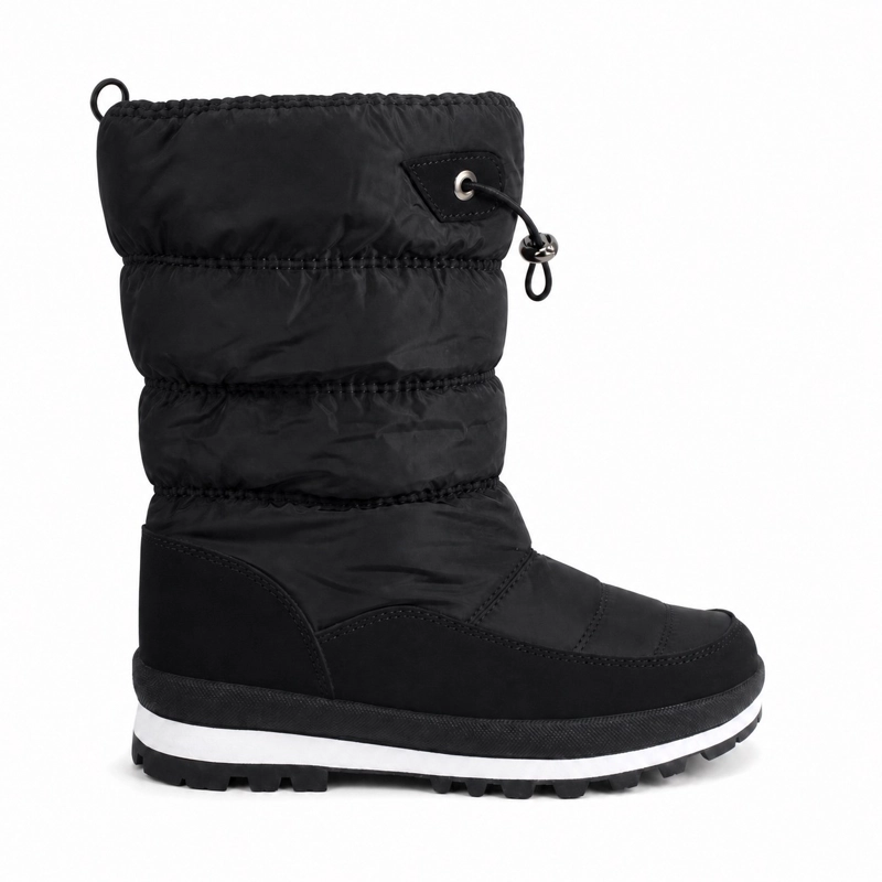 BOTA IMPERMEABLE DE NIEVE FORRADA POLAR - 1