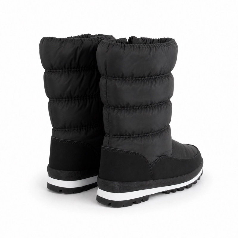 BOTA IMPERMEABLE DE NIEVE FORRADA POLAR - 5