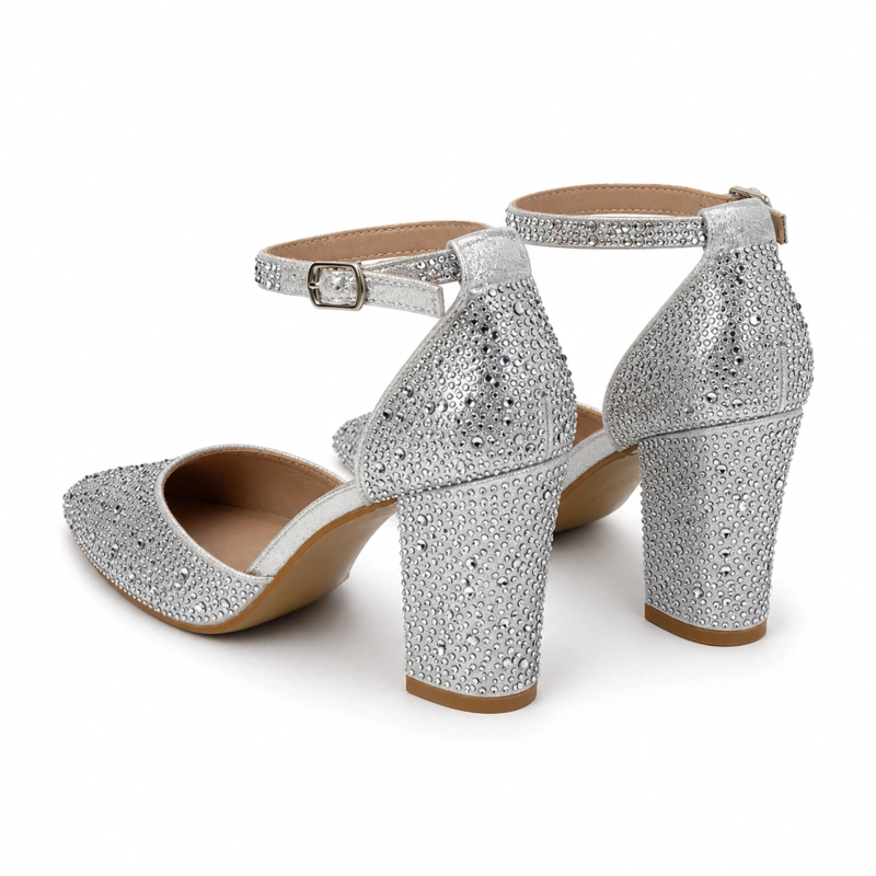 SANDALIA ELEGANTE TACON CUADRADO 5271 - 4