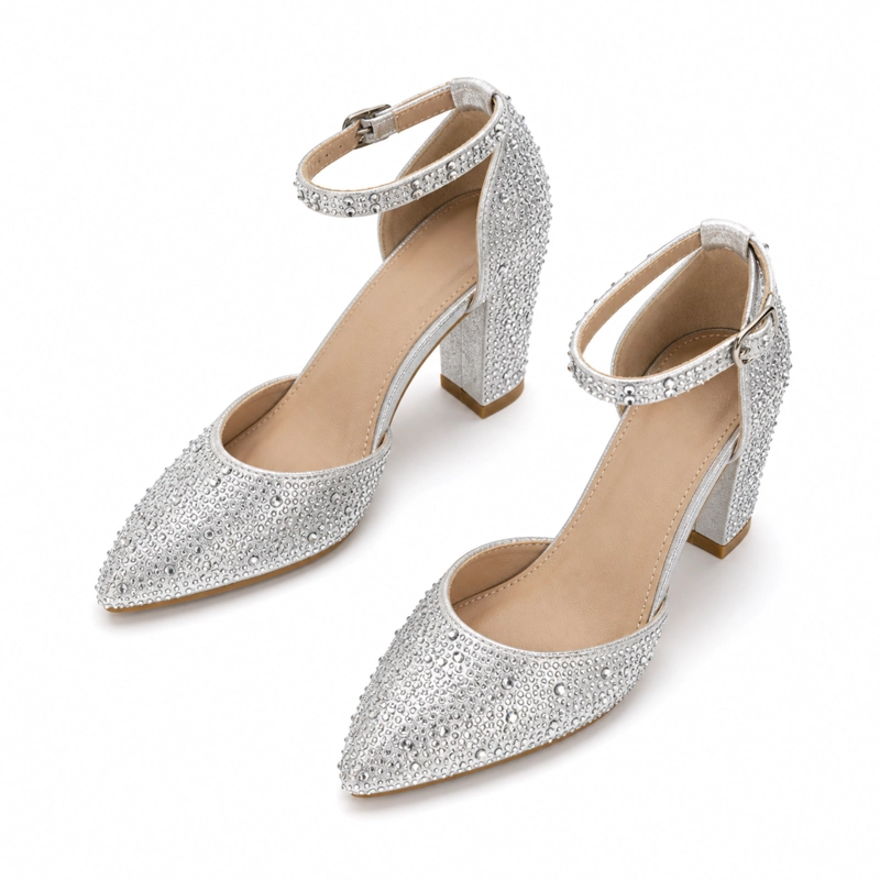 SANDALIA ELEGANTE TACON CUADRADO 5271 - 5