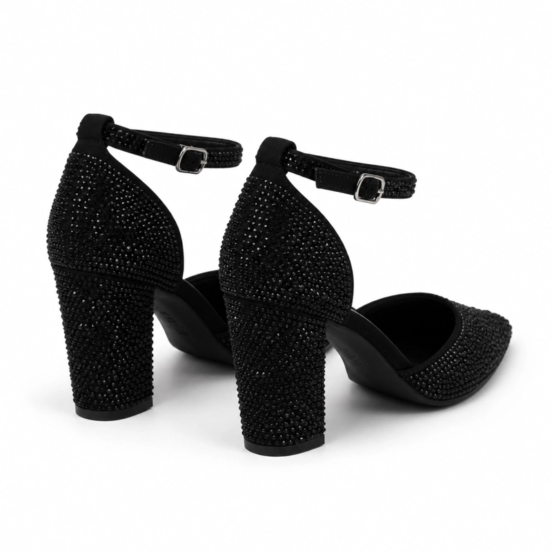 SANDALIA ELEGANTE TACON CUADRADO 5271 - 5