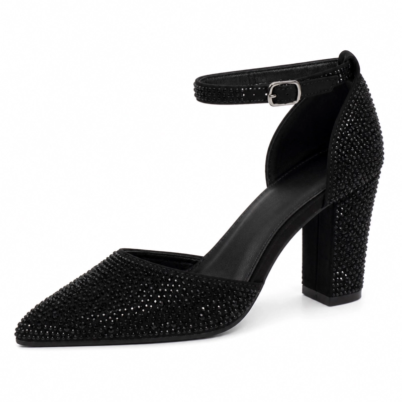 SANDALIA ELEGANTE TACON CUADRADO 5271 - 7