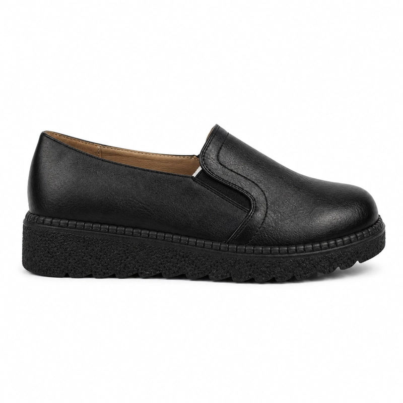 MOCASIN PLATAFORMA BAJA ECOCUERO COMODO 2524 - 1