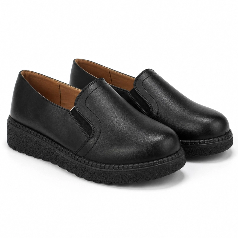 MOCASIN PLATAFORMA BAJA ECOCUERO COMODO 2524 - 2
