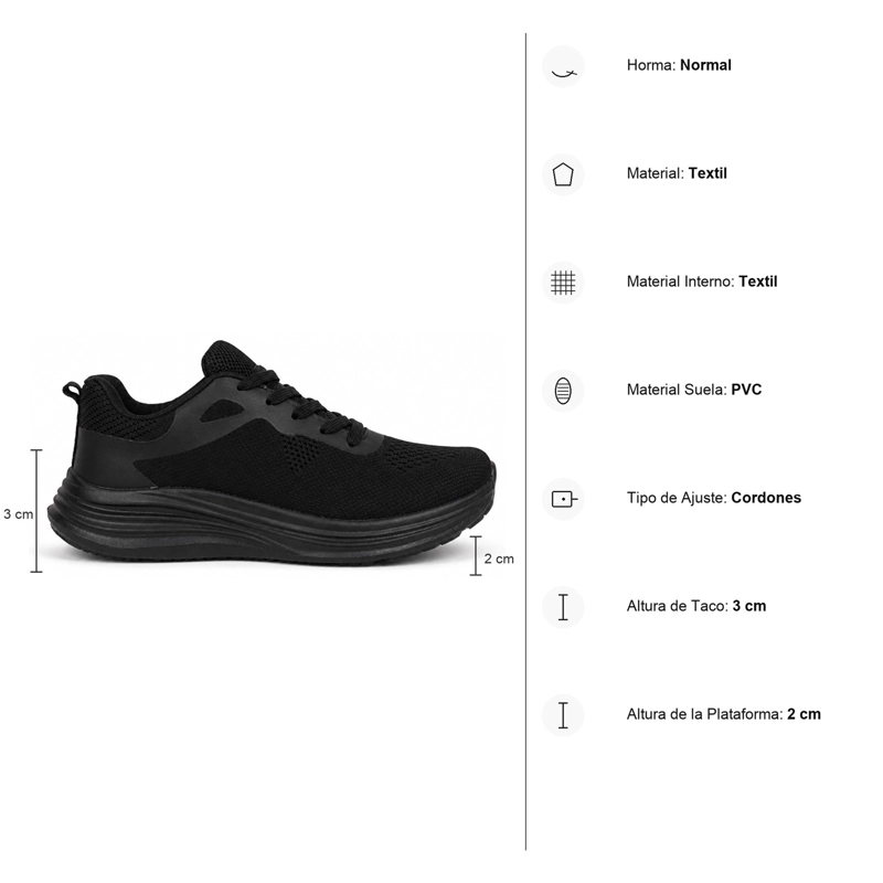 ZAPATILLA CASUAL DEPORTIVA COMFY TEXTIL 711 - 8