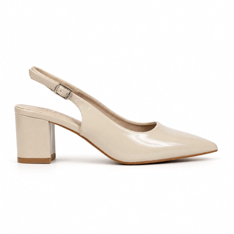 SANDALIA STILETTO CHAROL TACO CUADRADO HL03 - 1