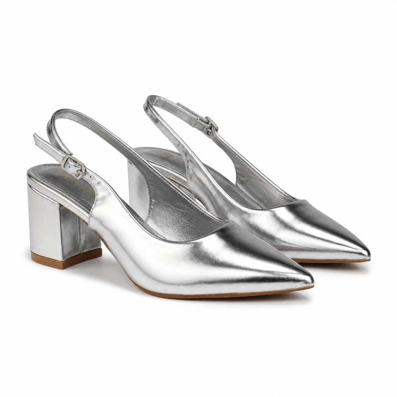 SANDALIA STILETTO CHAROL TACO CUADRADO HL03 - 2