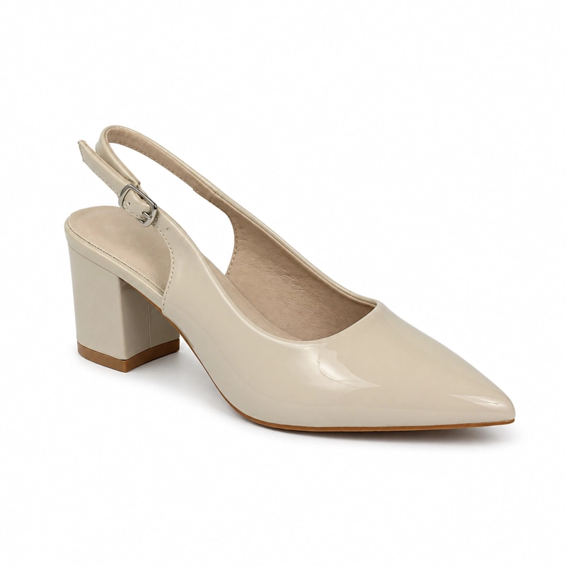 SANDALIA STILETTO CHAROL TACO CUADRADO HL03 - 4