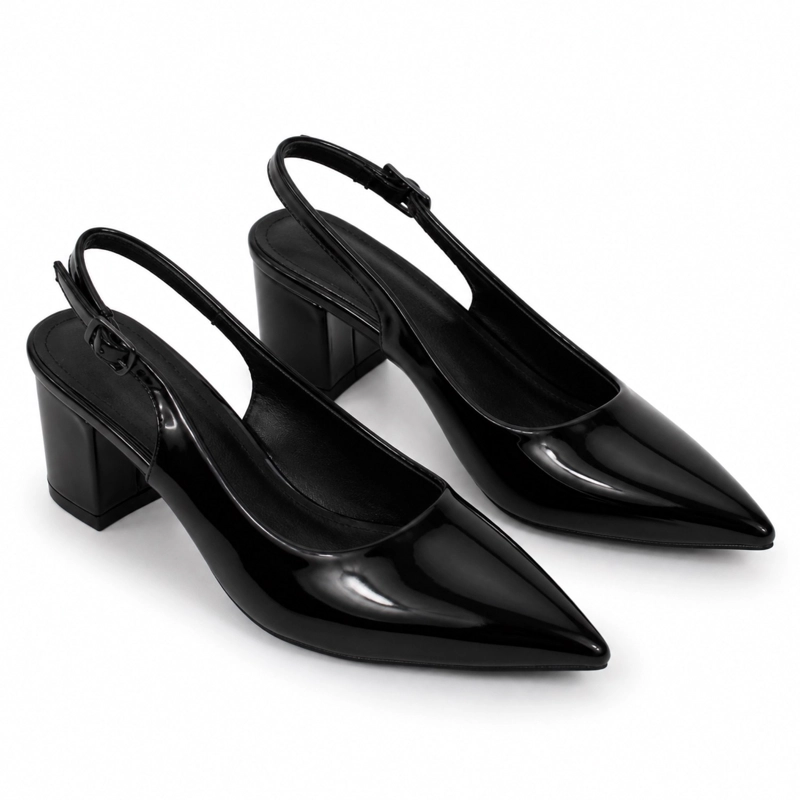SANDALIA STILETTO CHAROL TACO CUADRADO HL03 - 5