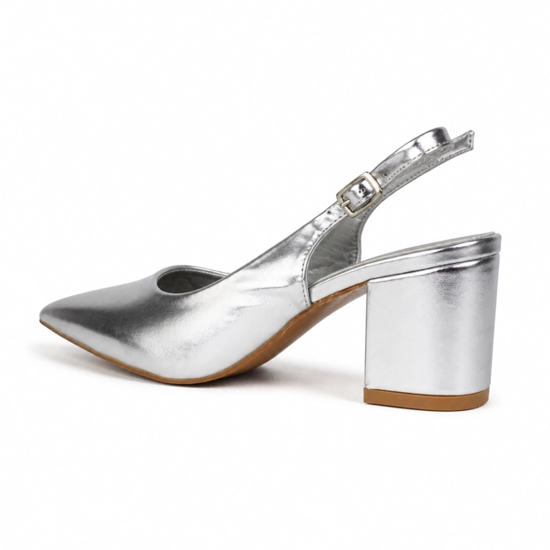 SANDALIA STILETTO CHAROL TACO CUADRADO HL03 - 6