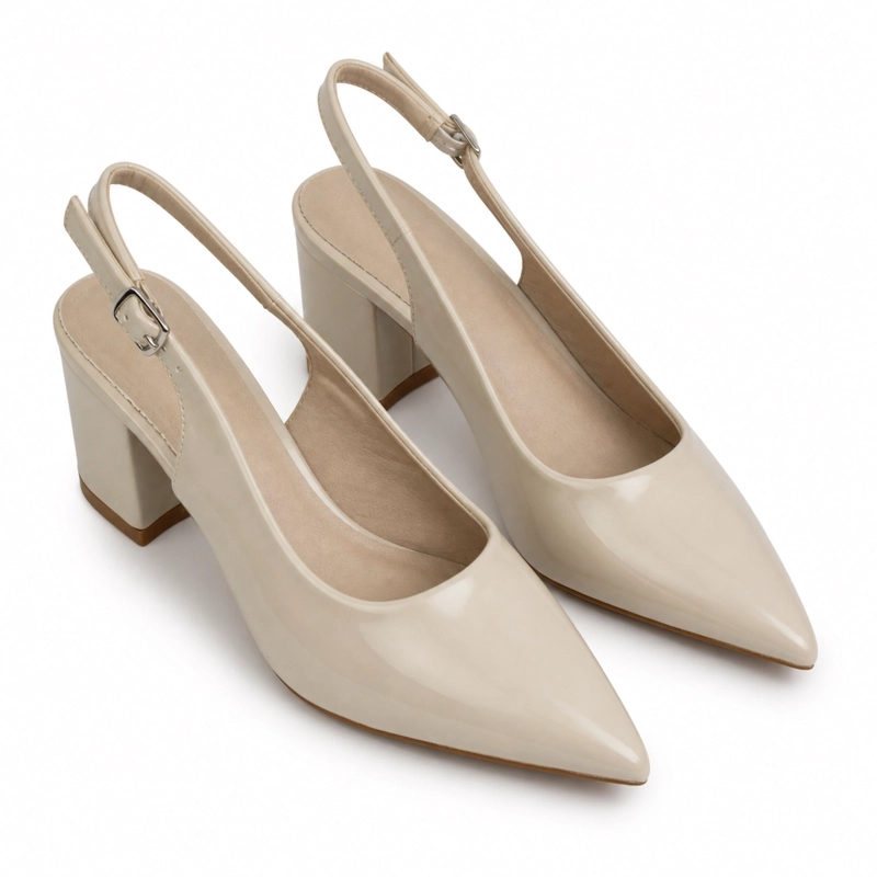 SANDALIA STILETTO CHAROL TACO CUADRADO HL03 - 7