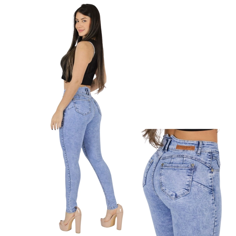 JEANS PITILLO TIRO ALTO 9276 - 5