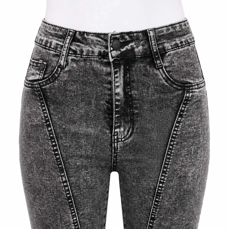 JEANS FLARE TIRO ALTO J9358 - 4