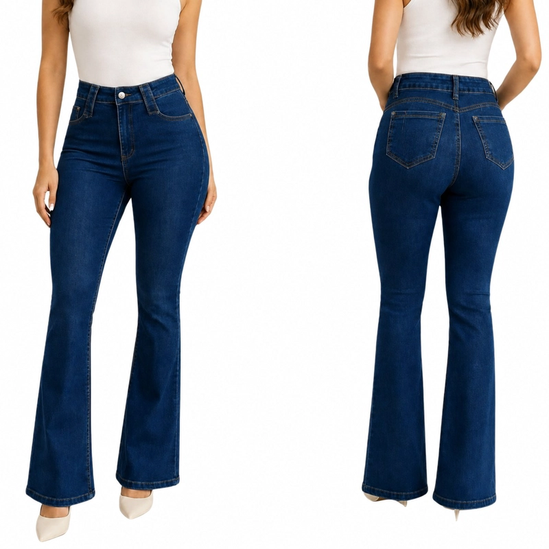 JEANS FLARE J9346 TIRO ALTO - 1