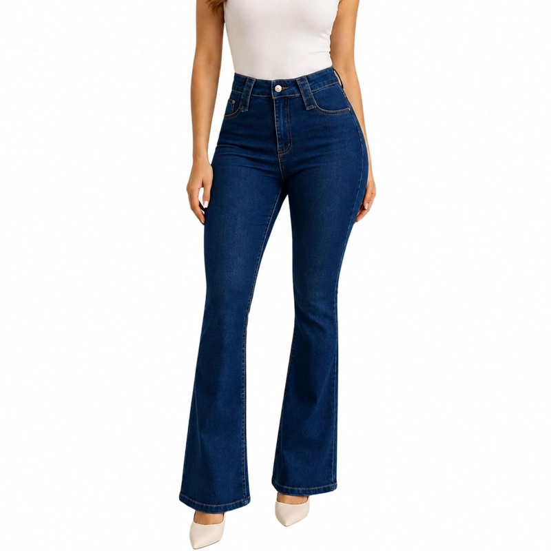 JEANS FLARE J9346 TIRO ALTO - 2