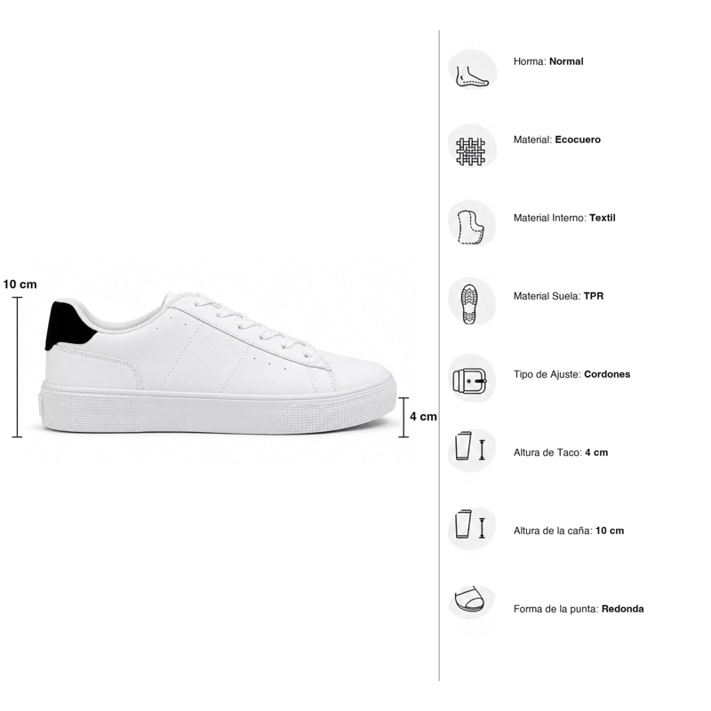 ZAPATILLA URBANA ECOCUERO - - 8