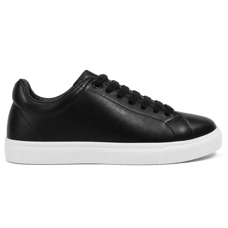 ZAPATILLA URBANA ECOCUERO CORDONES - 1