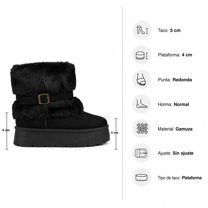 PANTUBOTA TENDENCIA PLATAFORMA GAMUZA - 7