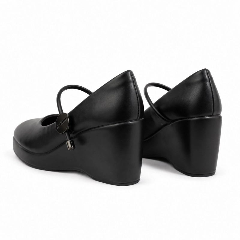 ZAPATO H16 PLATAFORMA ECOCUERO TACON ALTO - 4