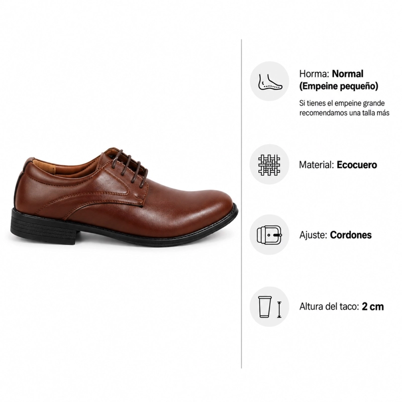 ZAPATO FORMAL CASUAL ECOCUERO D13 - 7