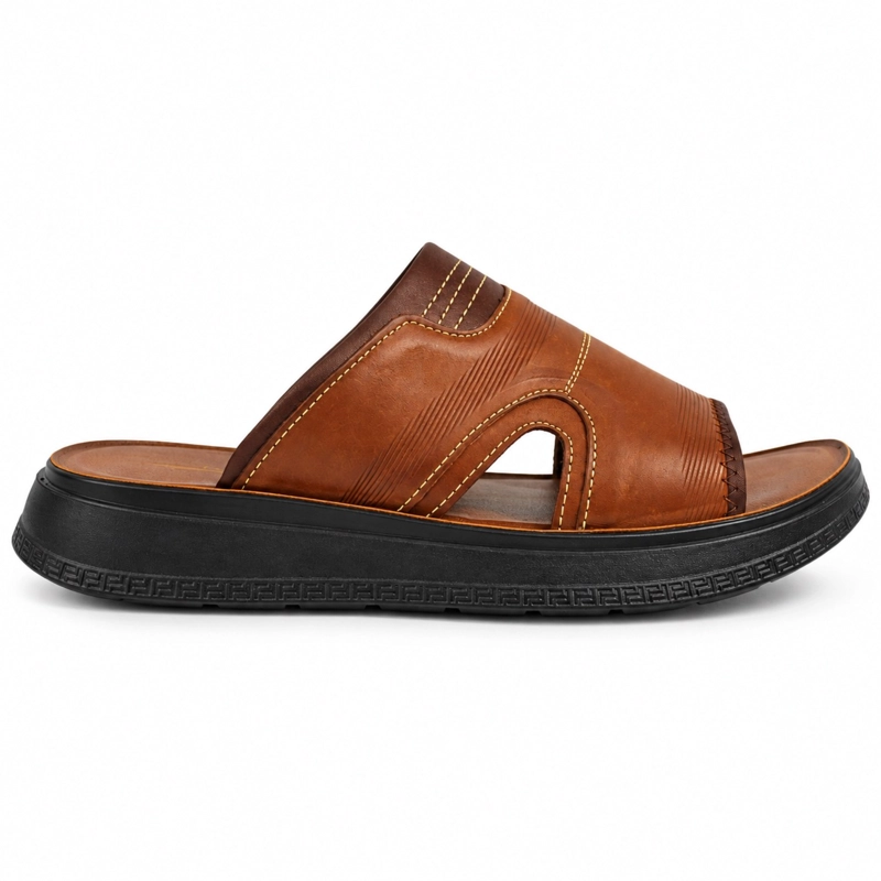 SANDALIA CUERO SLIP-ON CASUAL D8 - 1