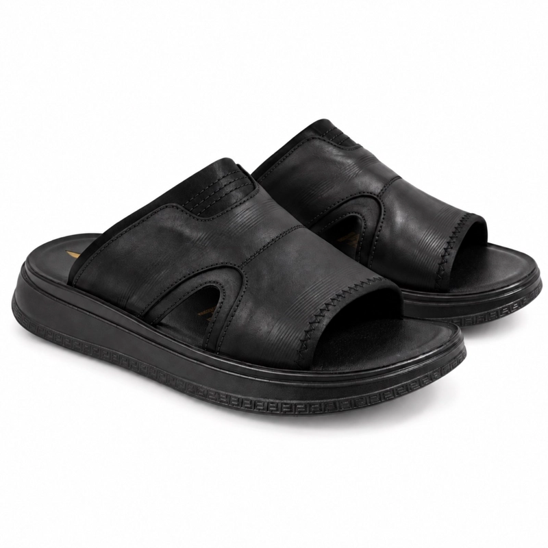 SANDALIA CUERO SLIP-ON CASUAL D8 - 2