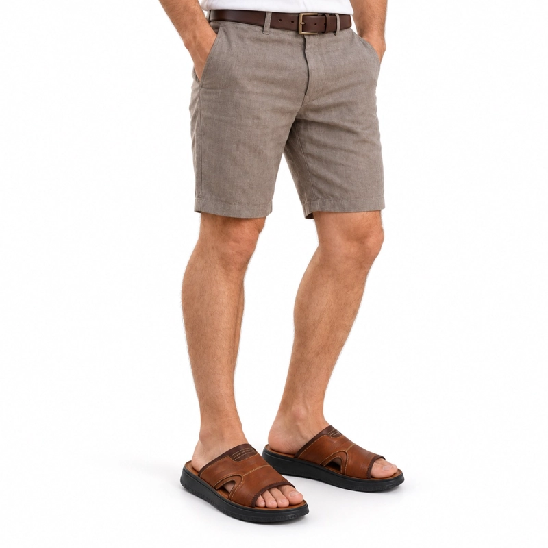 SANDALIA CUERO SLIP-ON CASUAL D8 - 3