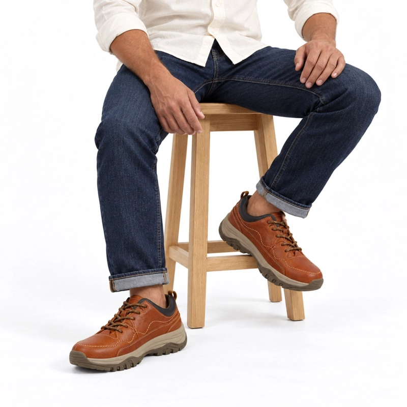 ZAPATO CUERO / CLARO D15 - 6