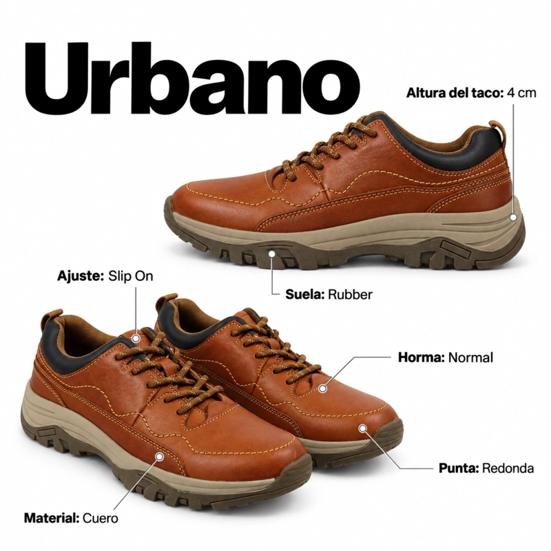 ZAPATO CUERO / CLARO D15 - 7