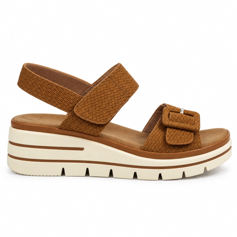 SANDALIA DE VERANO PLATAFORMA CON VELCRO 0501 - 1