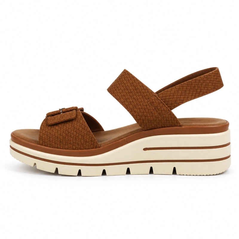 SANDALIA DE VERANO PLATAFORMA CON VELCRO 0501 - 5