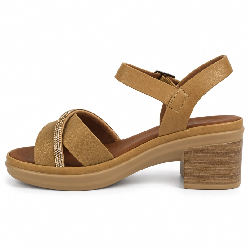 SANDALIA PLATAFORMA TACO CUADRADO 0501-6 - 5