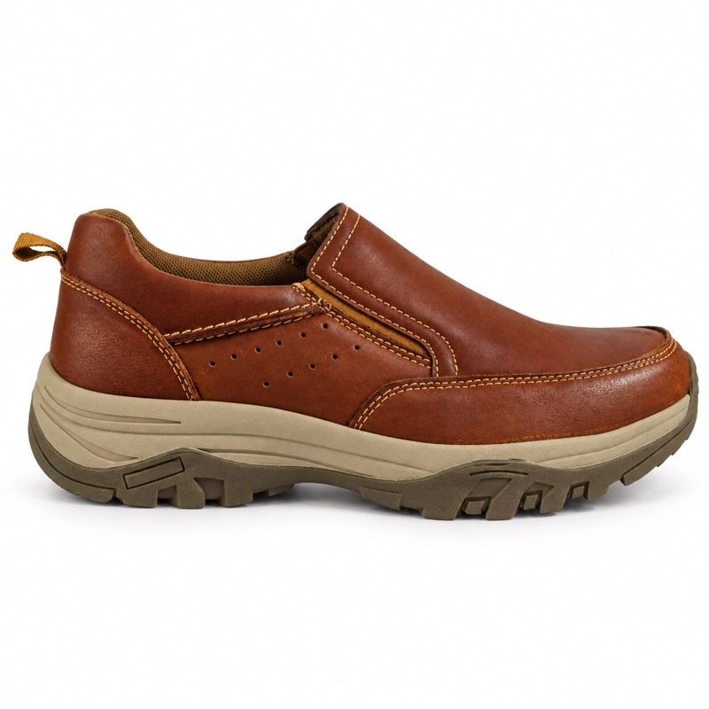 ZAPATO DE CUERO PUNTA REDONDA D16 - 1