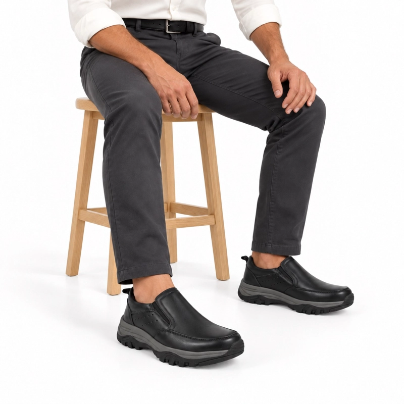 ZAPATO DE CUERO PUNTA REDONDA D16 - 6