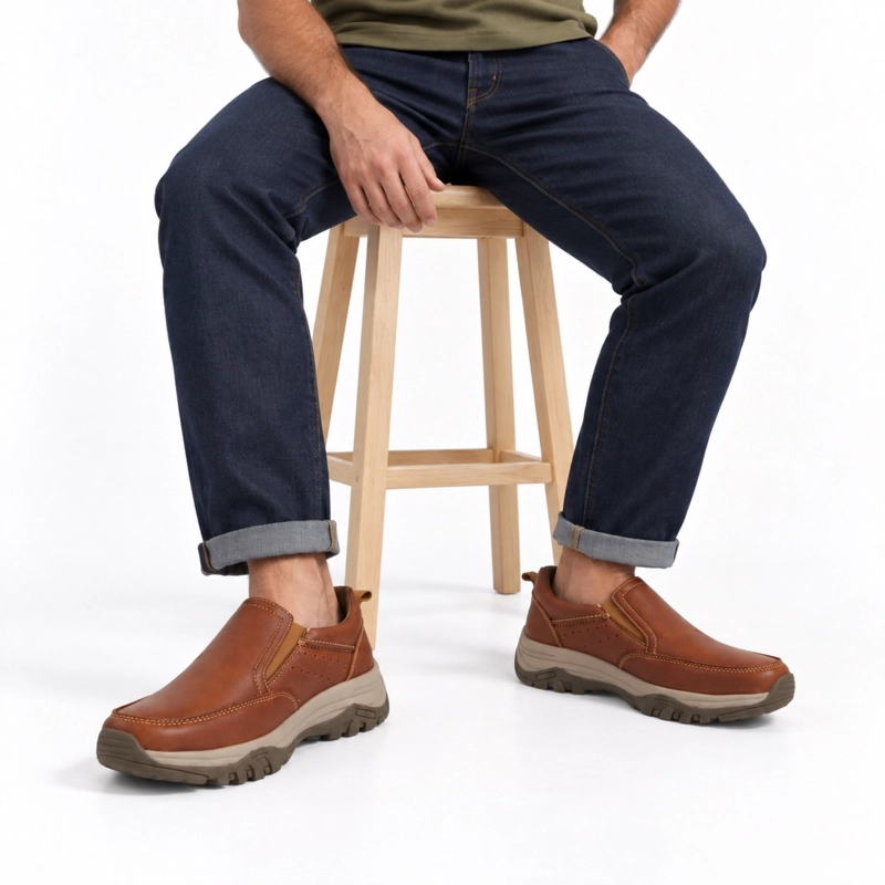 ZAPATO DE CUERO PUNTA REDONDA D16 - 6