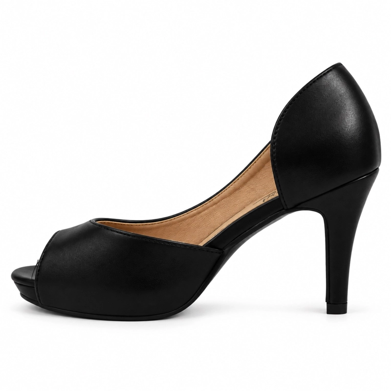 SANDALIA FORMAL ELEGANTE CASUAL TACON AGUJA 8CM - 5