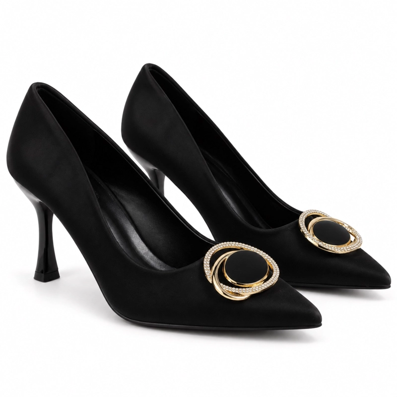 ZAPATO ELEGANTE TACON AGUJA PUNTIAGUDO - 2