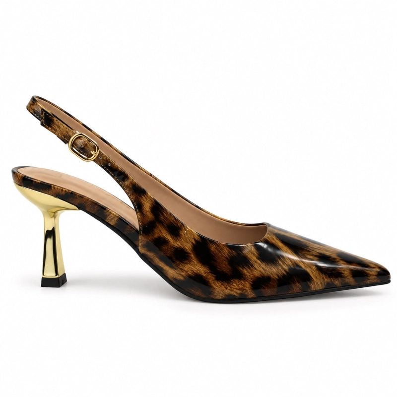 ZAPATO DE STILETTO PUNTIAGUDO EN CHAROL - 1
