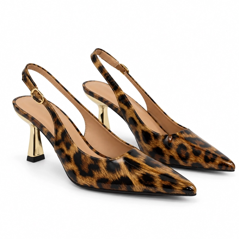 ZAPATO DE STILETTO PUNTIAGUDO EN CHAROL - 2