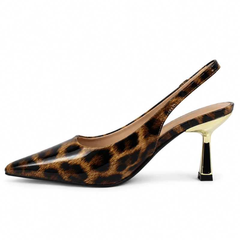 ZAPATO DE STILETTO PUNTIAGUDO EN CHAROL - 5