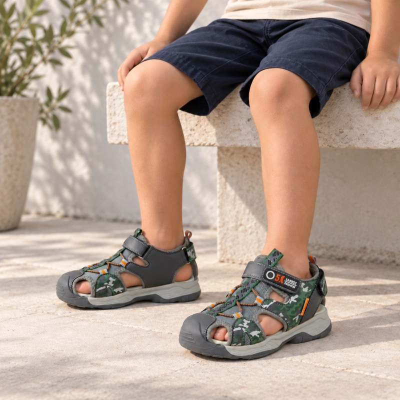 SANDALIA VERANO CON VELCRO H7349 31-36 - 6