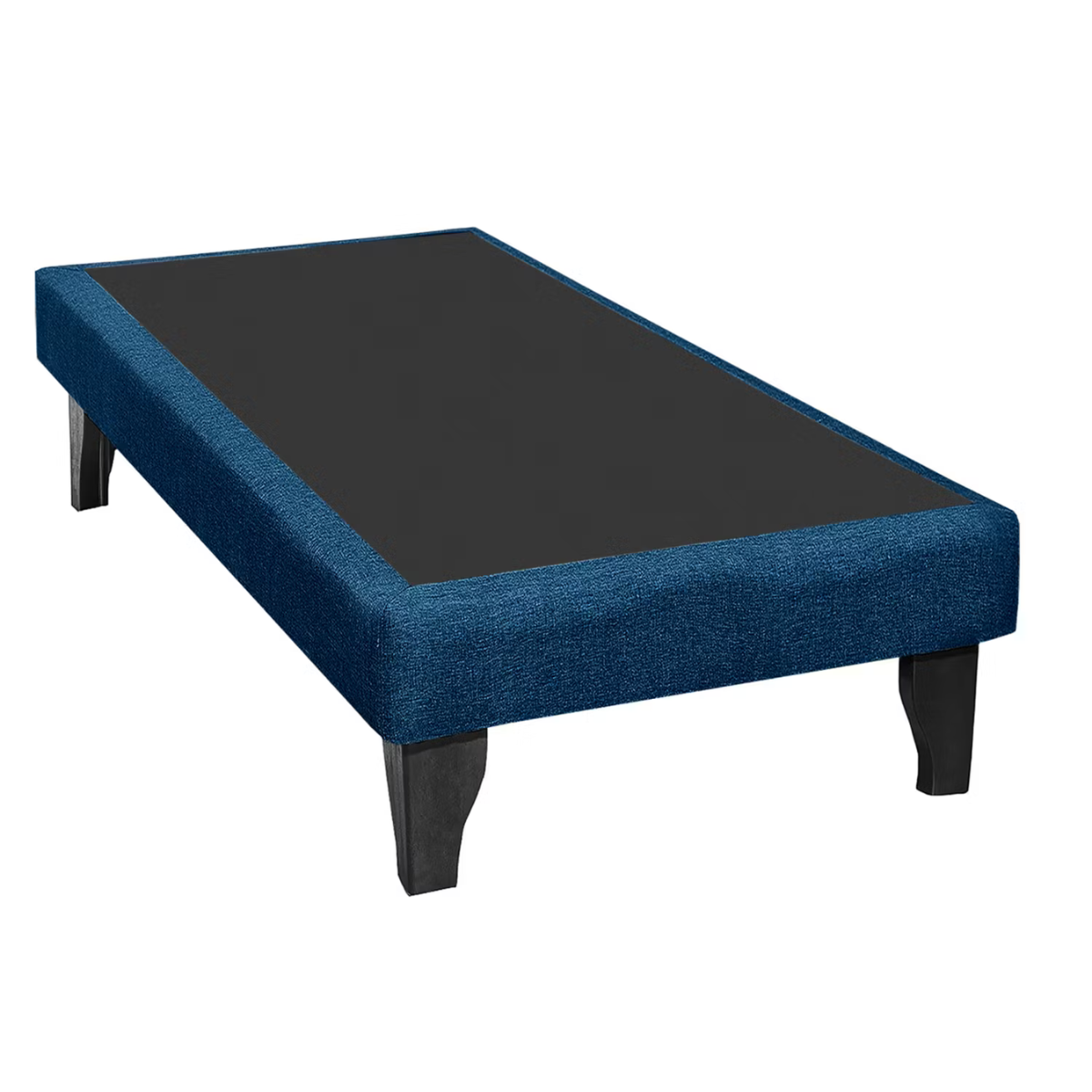 BASE CAMA EUROPEA DULCES SUEÑOS 1.5 PLAZA 190X105 AZUL PETROLEO - 1