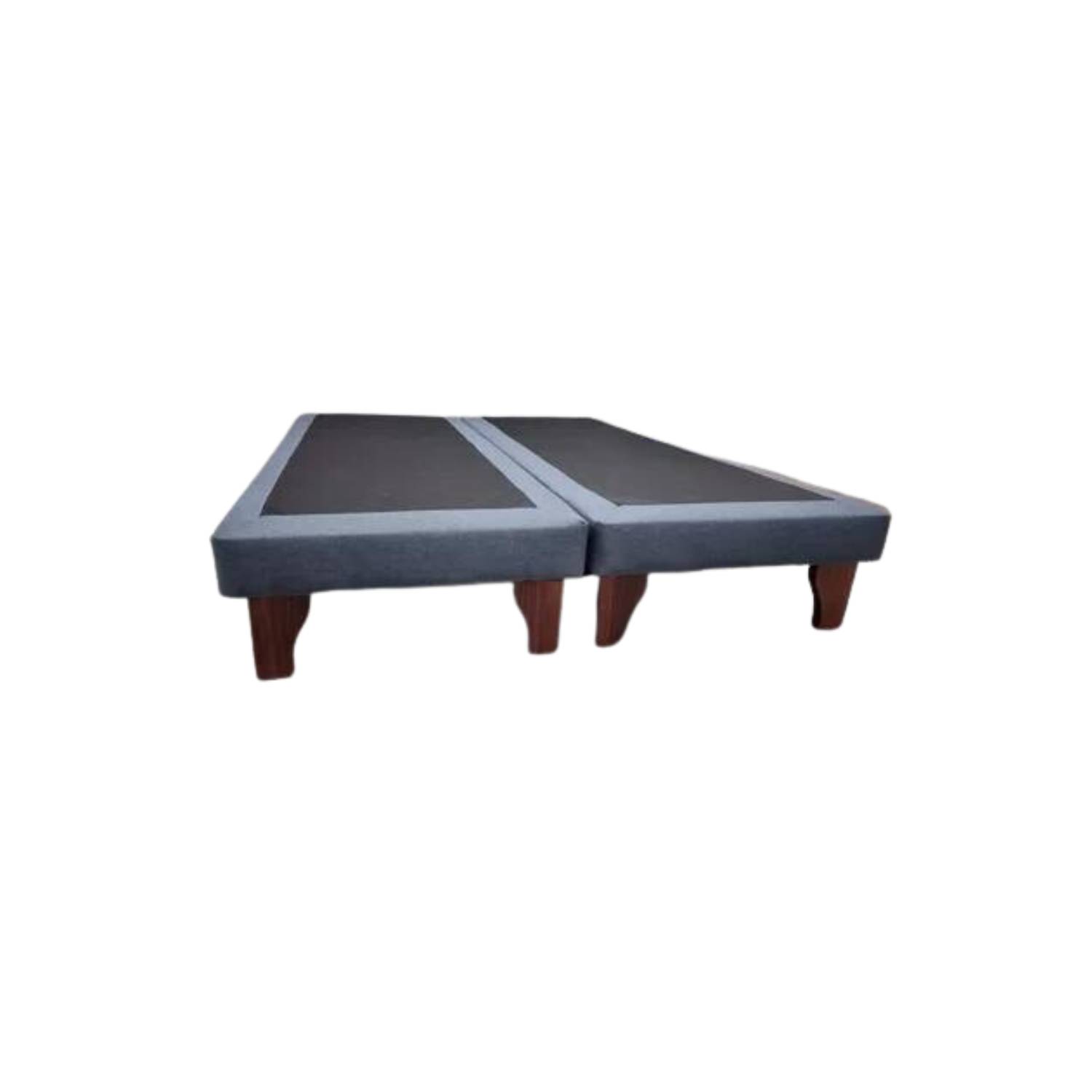 BASE CAMA EUROPEA DULCES SUEÑOS 2 PLAZAS 150X190 AZUL LINO - 1