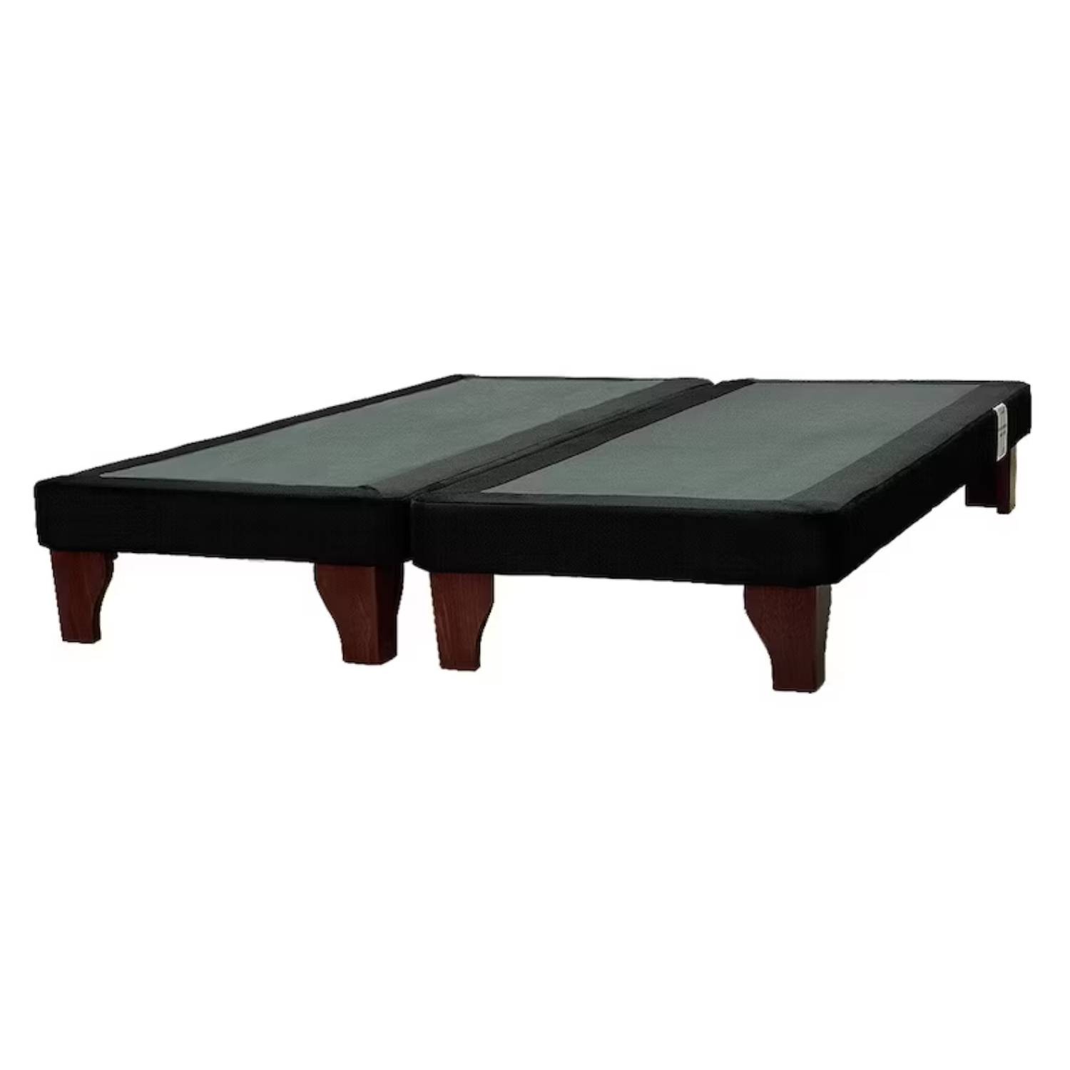 BASE CAMA EUROPEA DULCES SUEÑOS 2 PLAZAS 150X190 NEGRO FELPA - 1